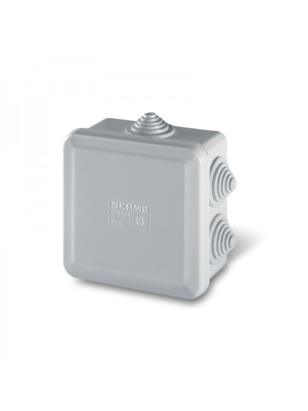 Doza derivatie 80X80 cu presetupe IP55 Scame cod 680.003